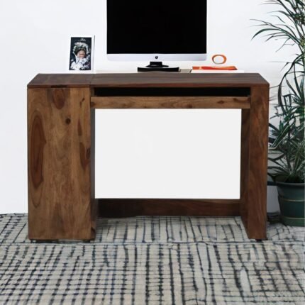 Sheesham Solid Wood Study Table Teak Finish