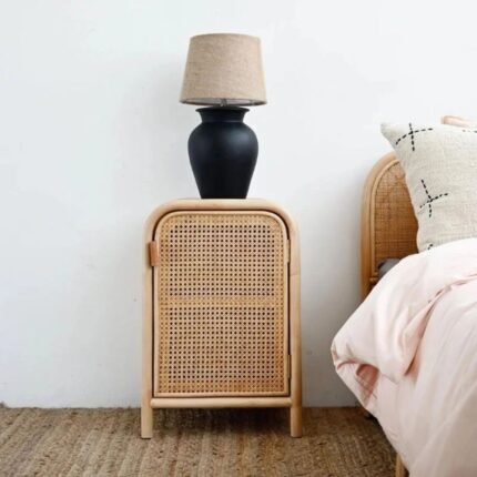 Natural Solid Wood Side Table
