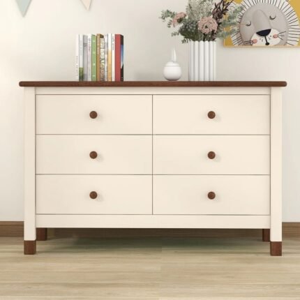 Solid Wood Chest of 6 Drawers | Storage Cabinet